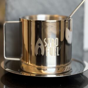 Metal Coffee Cup Set